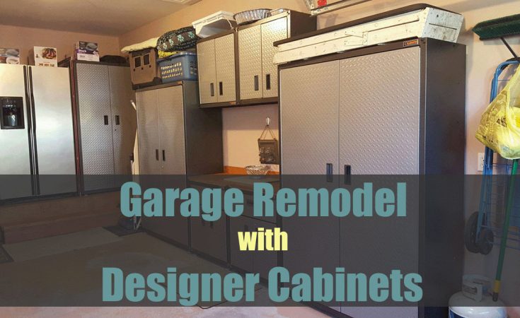 Garage Remodel with Designer Cabinets - Sassy Townhouse Living
