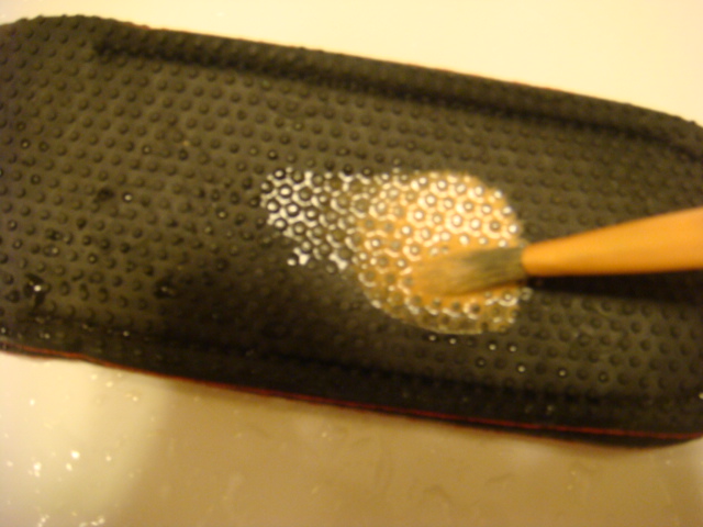 Dirty brush