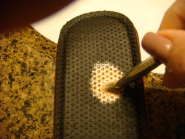 Brush cleaning example