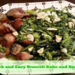 Quick and Easy Broccoli Rabe and Sausage