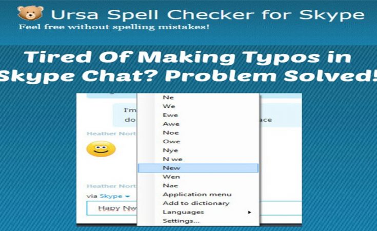 Ursa Spell Checker for Skype