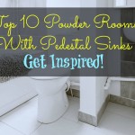 Top 10 Powder Rooms With Pedestal Sinks Get Inspired!