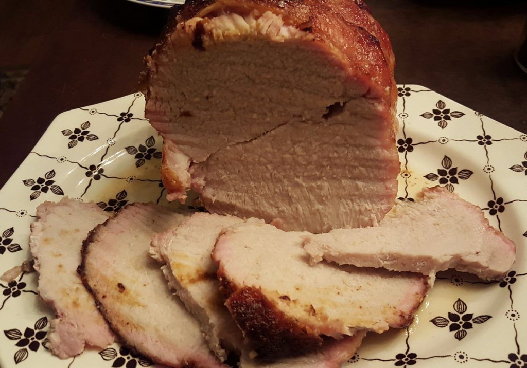 Apple Butter Glazed Pork Loin Roast With Gravy Recipe