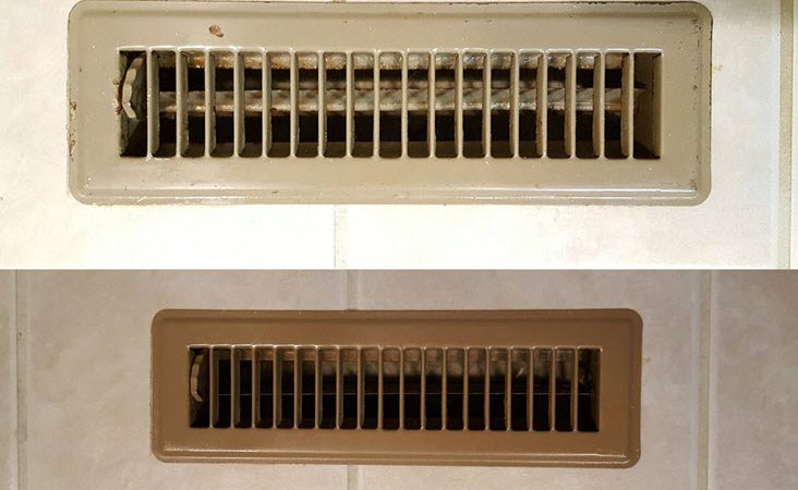 How To Easily Transform Old Floor Vents To Brand New