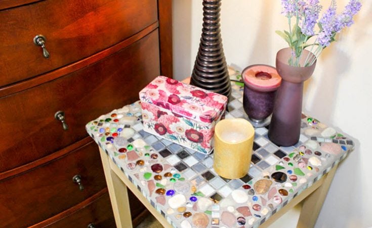 How To Easily Make A Beautiful Mosaic Ceramic Table