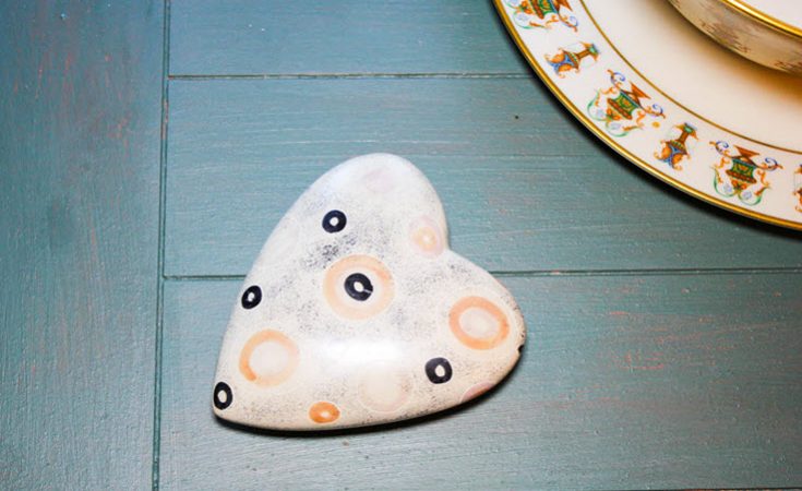 An Old End Table Gets A Sassy Update With Milk Paint