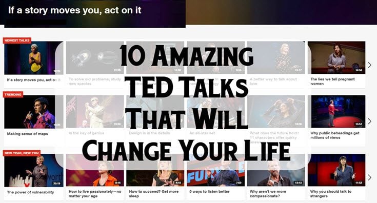 10 Amazing TED Talks That Will Change Your Life Main Image