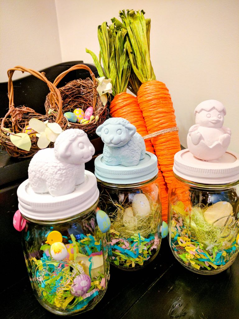 How To Make Adorable Easter Mason Jars