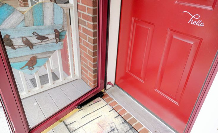 How To Easily Clean Your Front Door Back To New Again - Sassy Townhouse Living
