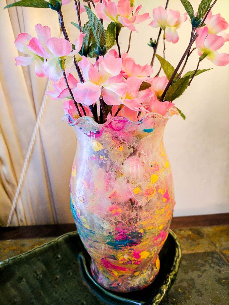 How To Create Stunning Marble Dipped Vases With Nail Polish
