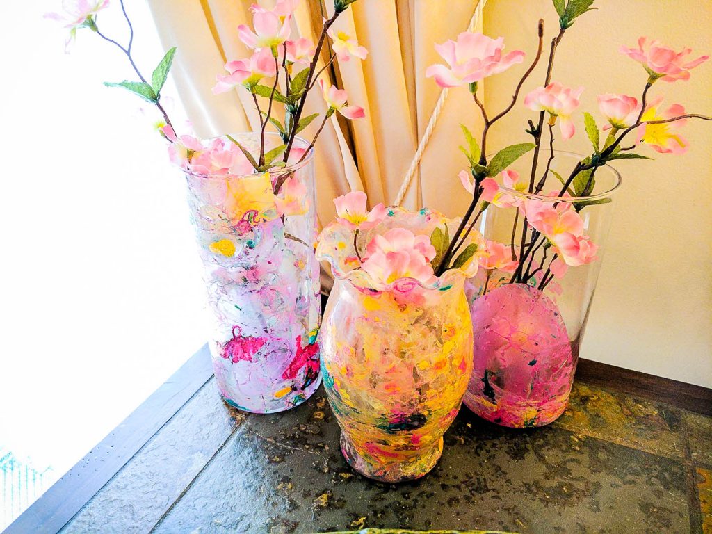 How To Create Stunning Marble Dipped Vases With Nail Polish