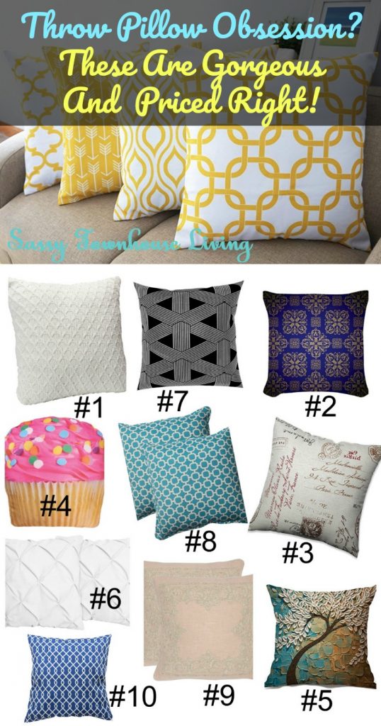 Throw Pillow Obsession? These Are And Priced Right!