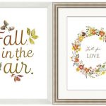 Pottery Barn Autumn Framed Art Knock-Off Printables