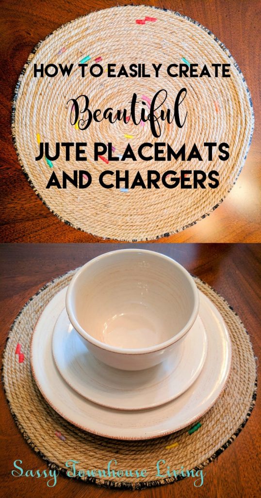 How To Easily Create Beautiful Jute Placemats And Chargers