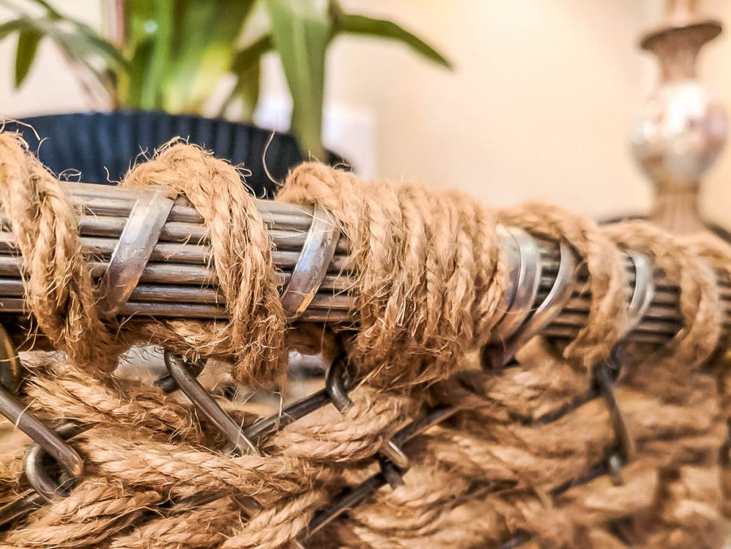 How To Easily Weave A Beautiful Jute Metal Basket