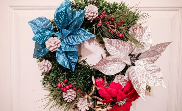 Patriotic Christmas Wreath