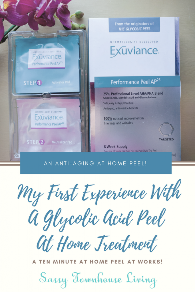 My First Experience With A Glycolic Acid Peel At Home Treatment