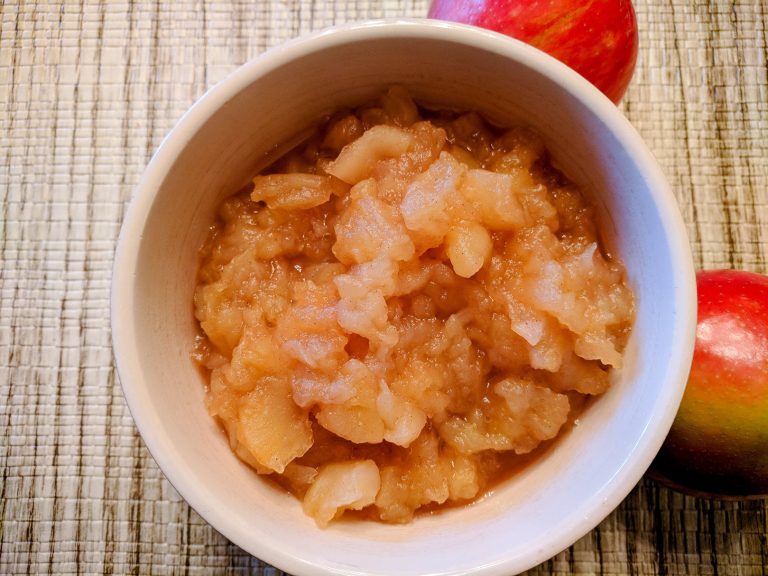 Homemade Applesauce With Potato Latkes A Positively Perfect Pair!