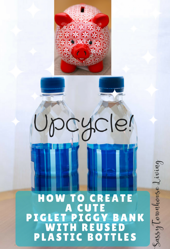 How to Create a Cute Piglet Piggy Bank With Reused Plastic Bottles