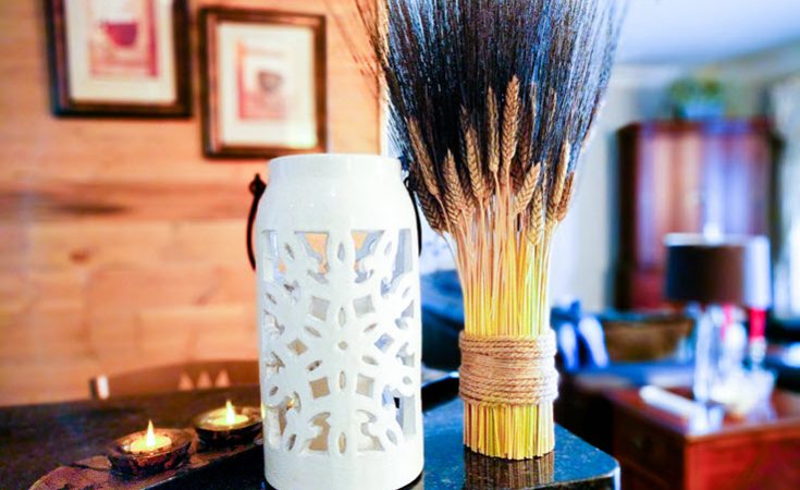 Wheat Harvest Bundle Wayfair Hack DIY Home Decor - Sassy Townhouse Living