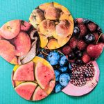 upcycle Olive Garden coasters