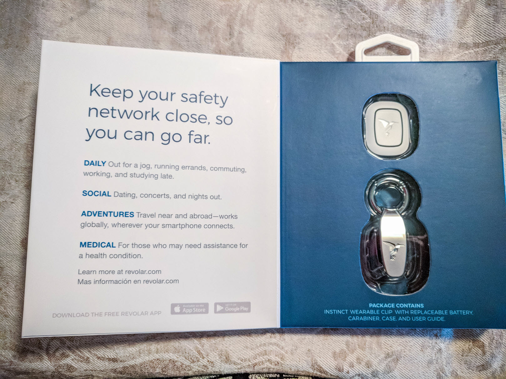 personal safety Revolar Instinct