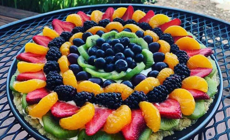 Fruit Pizza Cheesecake Tart