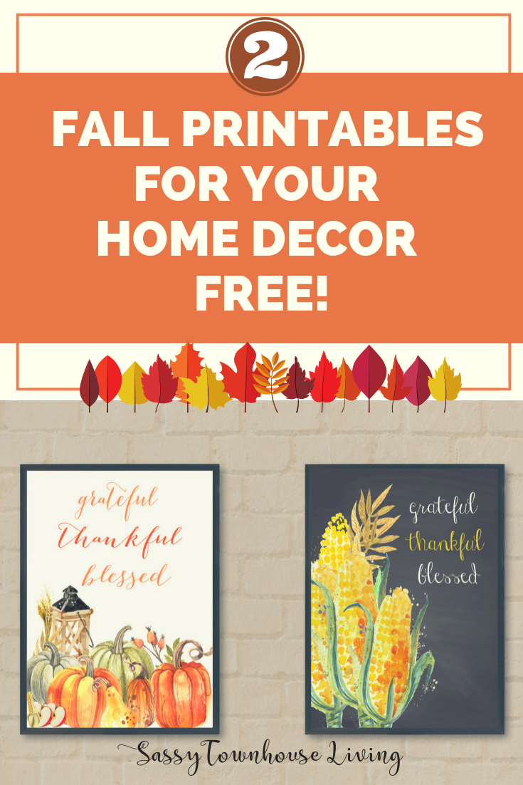 Two Fall Printables For Your Home Decor Free! – Free Printables