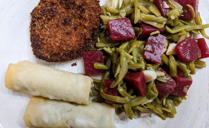 Sweet & Savory Green Bean, Garlic, & Beets Salad Recipe