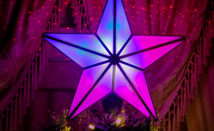 BlissLights Laser Christmas Tree Topper Is Simply Stunning