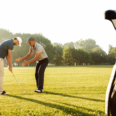 Playing Golf