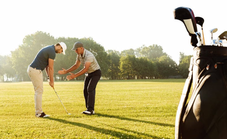 Playing Golf