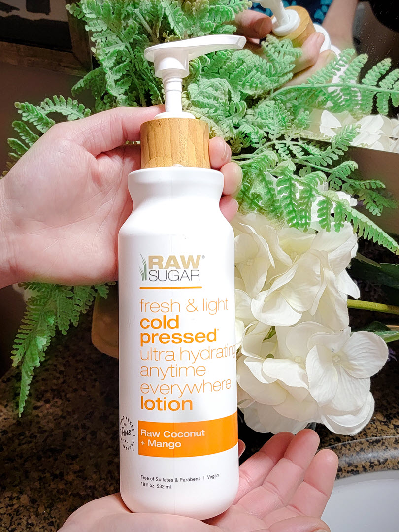 raw sugar body lotion