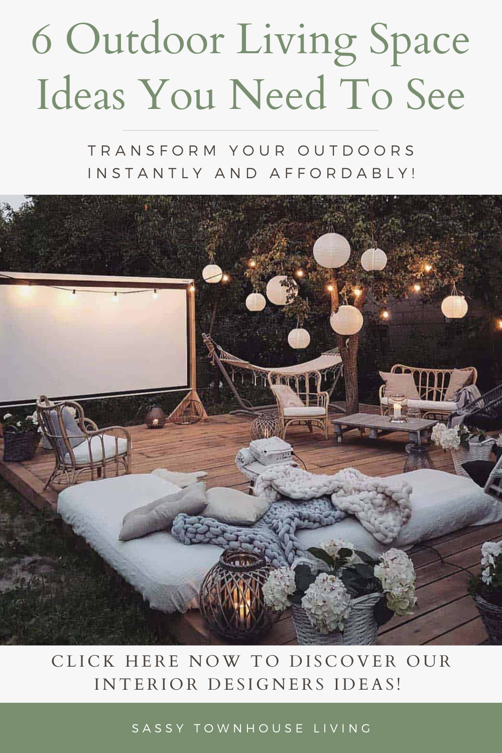 6 Outdoor Living Space Ideas You Need To See
