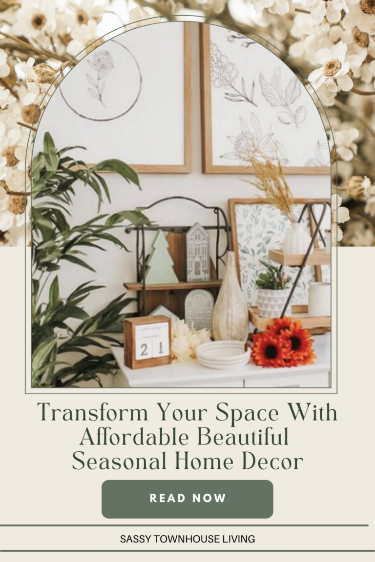 Transform Your Space With Affordable Beautiful Seasonal Home Decor