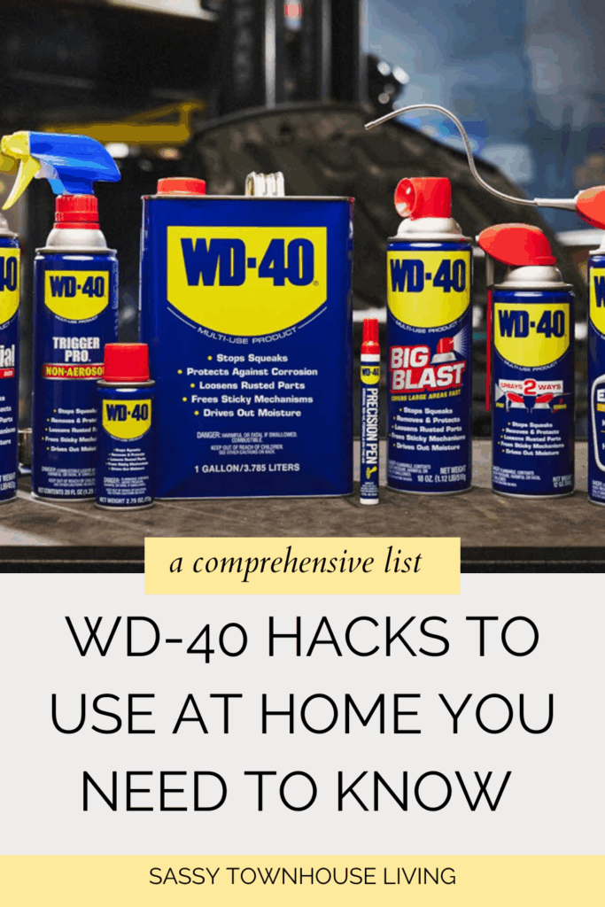 WD-40 Hacks to Use At Home You Need To Know - Sassy Townhouse Living