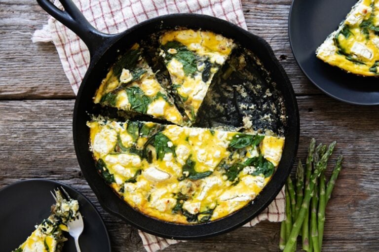 Asparagus and Goat Cheese Frittata Recipe