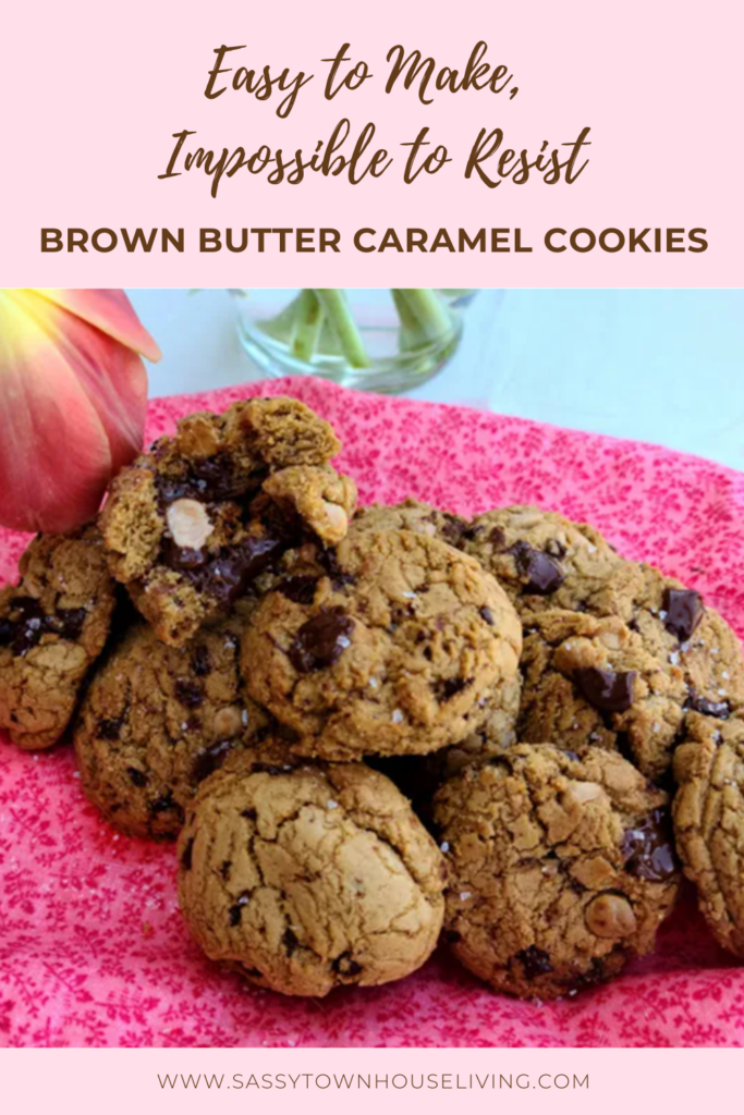 Brown Butter Caramel Cookies - Sassy Townhouse Living