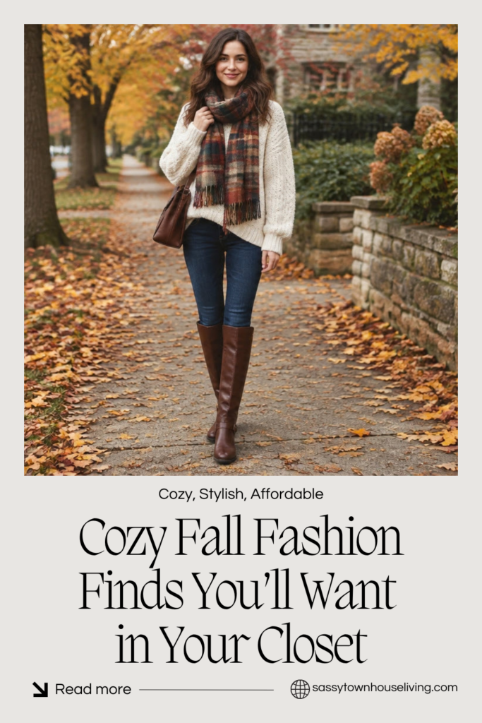 Cozy Fall Fashion Finds You’ll Want in Your Closet - Sassy Townhouse Living