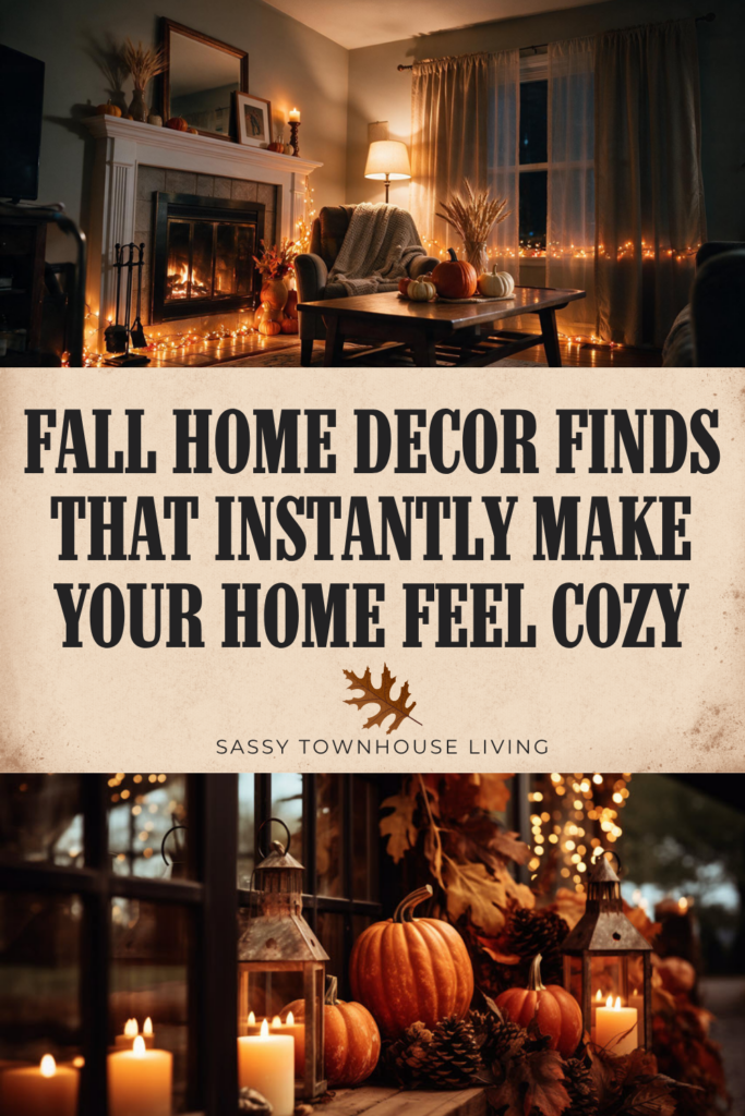 Fall Home Decor Finds That Instantly Make Your Home Feel Cozy - Sassy Townhouse Living